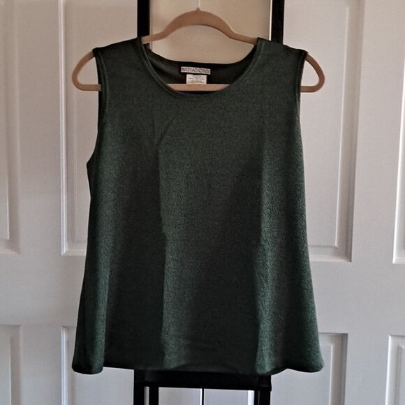 Notations knit shell top - Picture 1 of 7
